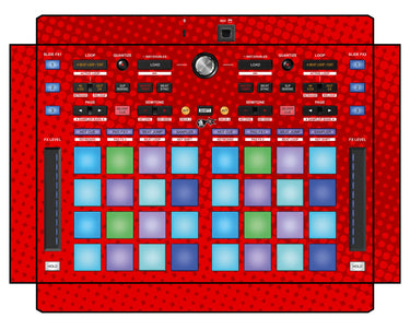 Pioneer DJ DDJ XP 1 Skin Gradienter Red